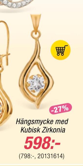 Guldfynd Hängsmycke med kubisk zirkonia erbjuda