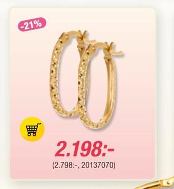 Guldfynd Örhängen i 18k guld erbjuda