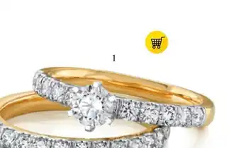 Guldfynd Ring med 11 diamanter 0,80 ct erbjuda