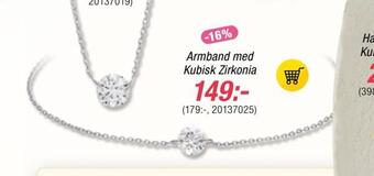 Guldfynd Armband med kubisk zirkonia erbjuda