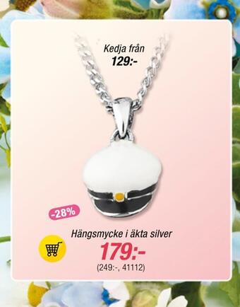 Guldfynd Hängsmycke i äkta silver erbjuda