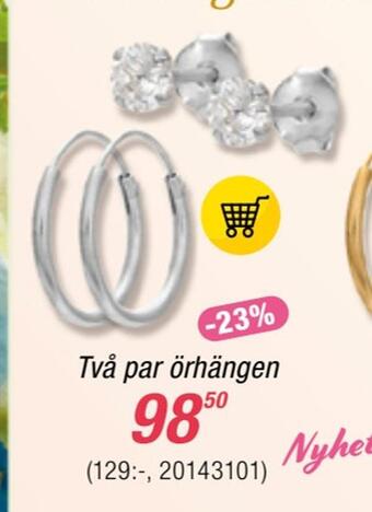 Guldfynd Örhängen i äkta silver erbjuda