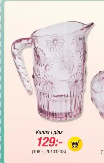 Guldfynd Kanna i glas erbjuda