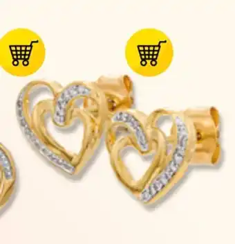 Guldfynd Örhängen med 30 diamanter 0,06 ct erbjuda