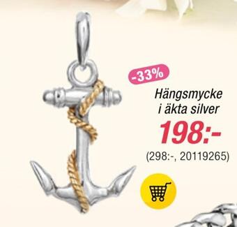 Guldfynd Hängsmycke i äkta silver erbjuda