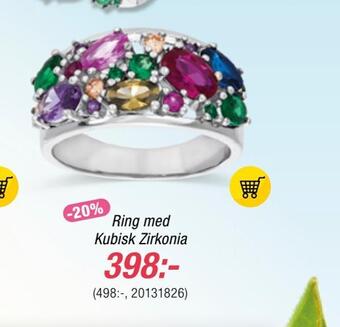 Guldfynd Ring med kubisk zirkonia erbjuda