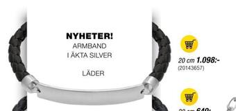 Guldfynd Armband i äkta silver erbjuda