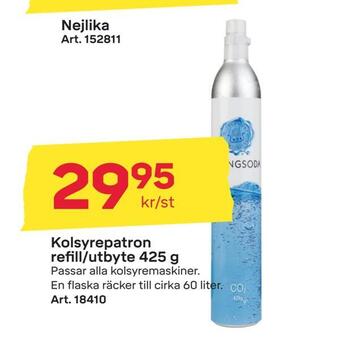 Byggmax Kolsyrepatron refill/utbyte 425 g erbjuda