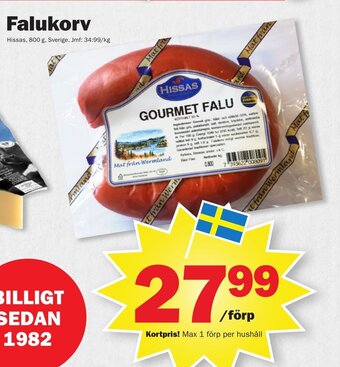 Pekås Falukorv erbjuda