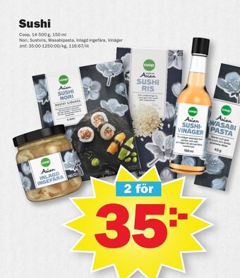 Pekås Sushi erbjuda