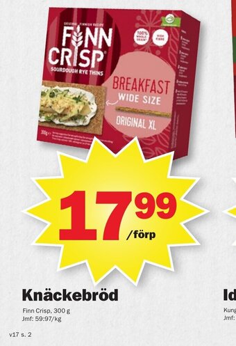 Pekås Knäckebröd erbjuda