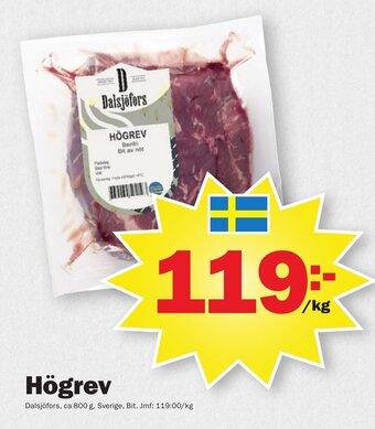 Pekås Högrev erbjuda