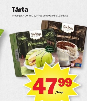Pekås Tårta erbjuda
