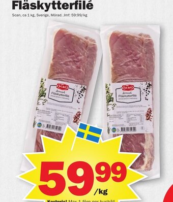 Pekås Fläskytterfilé erbjuda