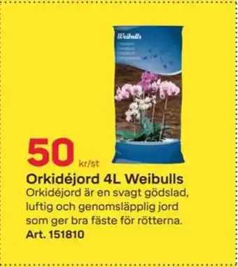 Byggmax Weibull blom- & såjord erbjuda