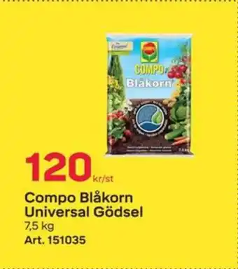 Blåkorn gödsel