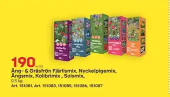 Blåkorn fröpåsar