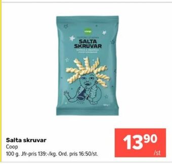 Coop Extra Coop snacks erbjuda
