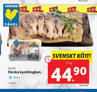 Lidl Färska kycklingben erbjuda