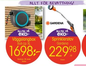 EKO Gardena slangupprullare erbjuda