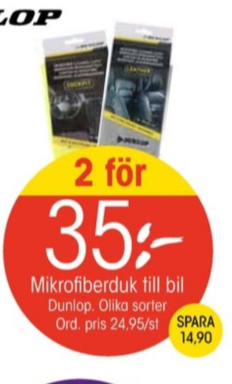 EKO Dunlop bilvårdsprodukter erbjuda