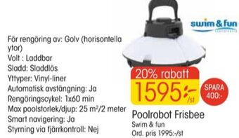 EKO Swim & fun poolrobot erbjuda