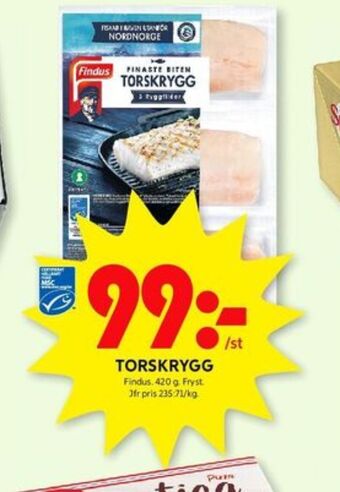 ICA Kvantum Findus torskfilé erbjuda