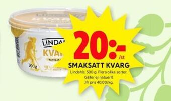 ICA Kvantum Lindahls kvarg erbjuda