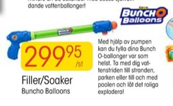EKO Bunch o balloons vattenpistol erbjuda