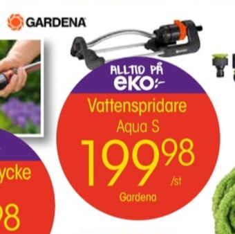 EKO Gardena vattenspridare erbjuda