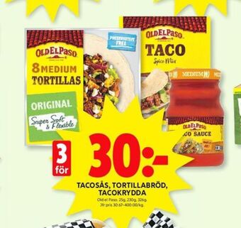 ICA Kvantum Old el paso taco kryddmix erbjuda