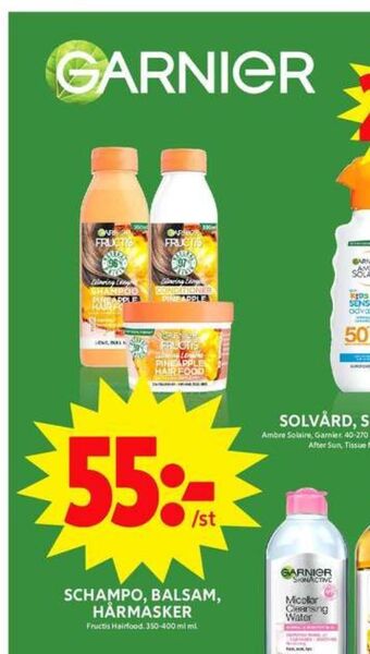 ICA Maxi Fructis balsam erbjuda