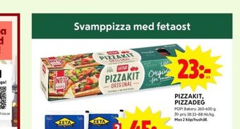 Pop pizza kit