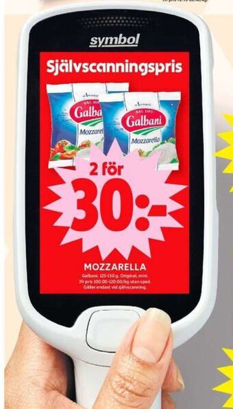 ICA Maxi Galbani mozzarella erbjuda