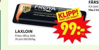 ICA Kvantum Fröyas lax erbjuda