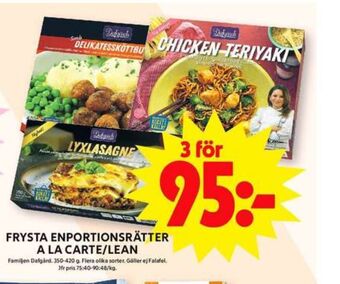 ICA Maxi Dafgårds färdigrätter erbjuda