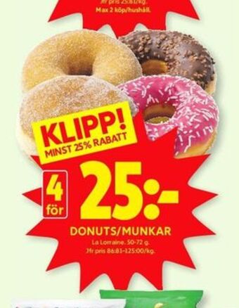 ICA Kvantum La lorraine butiksbakat kaffebröd erbjuda