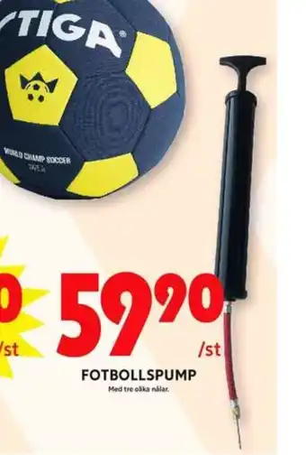 ICA Maxi Togu pump erbjuda