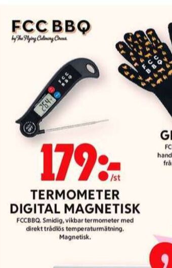 ICA Maxi Fcc bbq stektermometer erbjuda