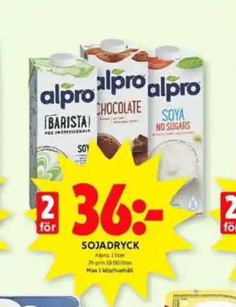 Alpro sojadryck