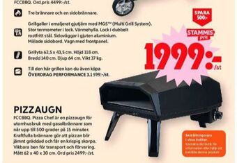 ICA Maxi Fcc bbq pizzaugn erbjuda