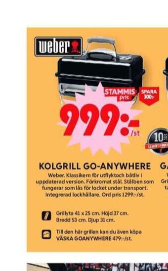 ICA Maxi Weber grill erbjuda