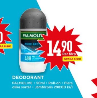 Palmolive deodorant roll-on