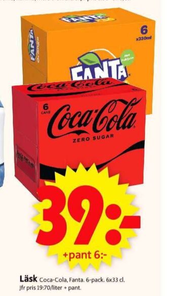 ICA Supermarket Fanta läskedryck erbjuda