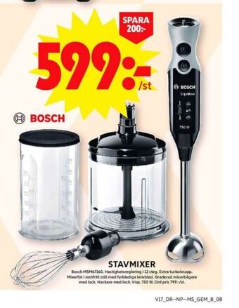 ICA Maxi Bosch stavmixer erbjuda