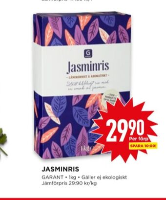 Willys Garant jasminris erbjuda