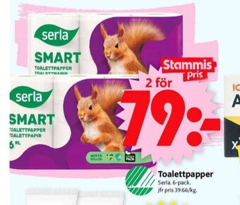 ICA Supermarket Smart toalettpapper erbjuda