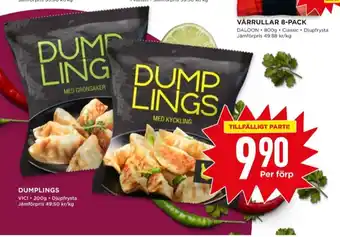 Willys Vici dumplings erbjuda