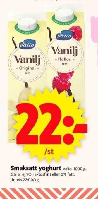 Valio yoghurt