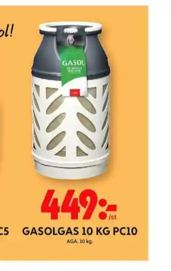 ICA Maxi Aga gas erbjuda